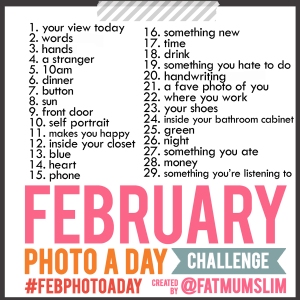 February Photo a Day Challenge